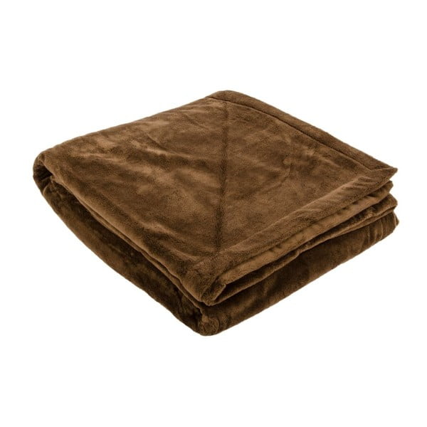 Pléd Supersoft Marron, 130x170 cm-image-1