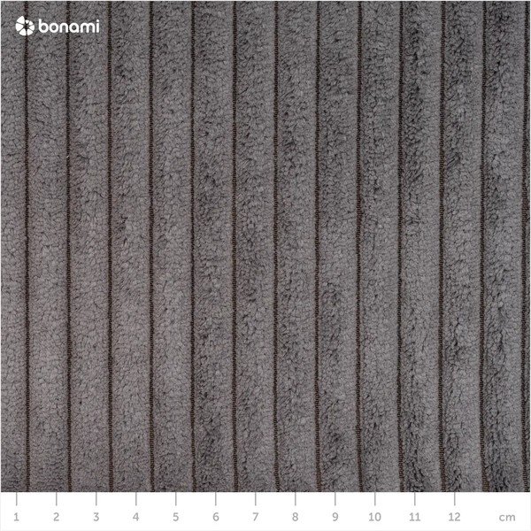 Tmavě šedý manšestrový modul pohovky, pravý roh Nihad modular – Bobochic Paris-image-4