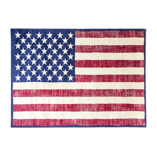 Koberec s motivem americké vlajky Cotex, 160 x 230 cm