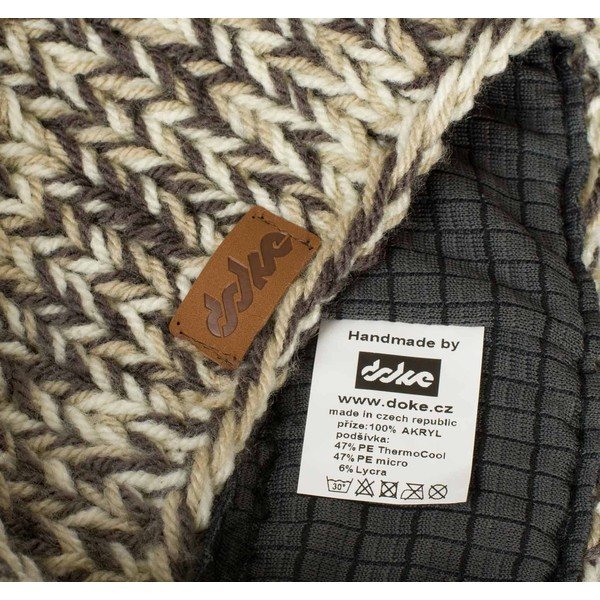 Ručně pletená čepice DOKE Mix Beanie-image-1