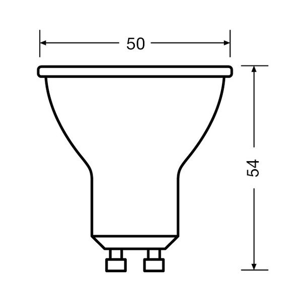 Teplá LED žárovka GU10, 5 W – Candellux Lighting-image-3
