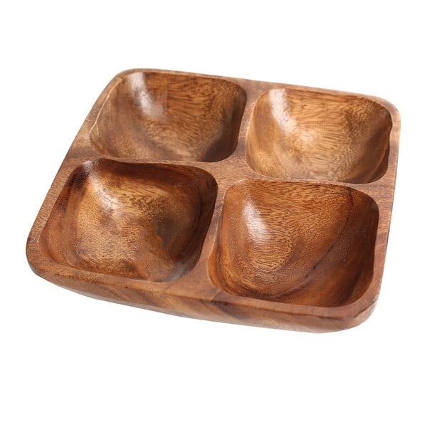 Hnědá dřevěná servírovací mísa Kora – Premier Housewares-image-2