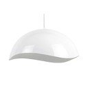 Bílé závěsné svítidlo s kovovým stínidlem ø 50 cm Waved – Leitmotiv