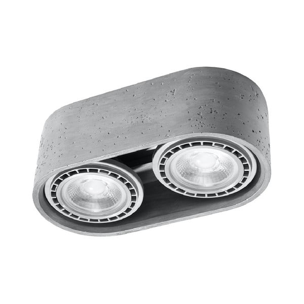 Šedé bodové svítidlo 27x14 cm Spattio - Nice Lamps