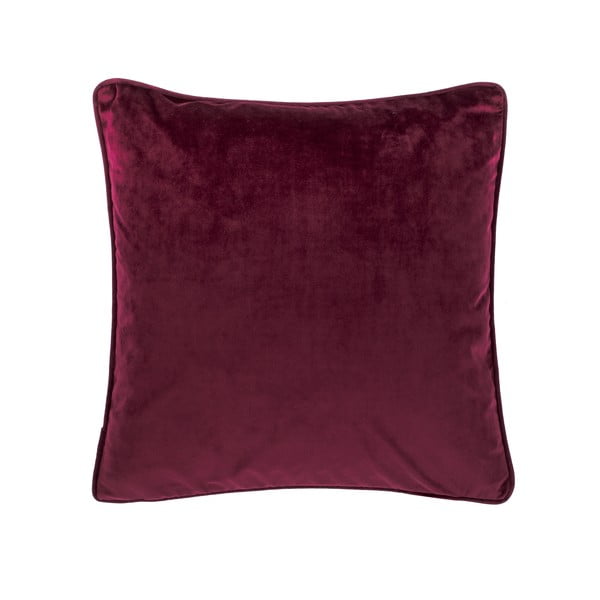 Tmavě fialový polštář Tiseco Home Studio Velvety, 45 x 45 cm