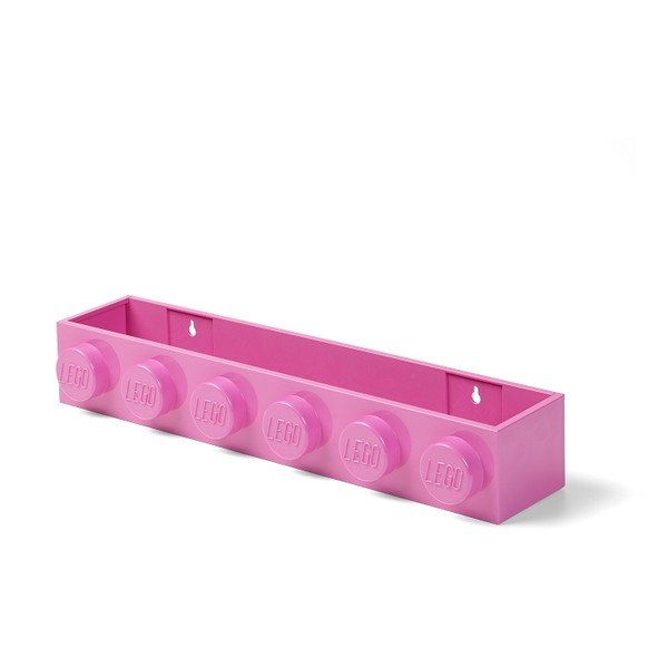 Dětská růžová nástěnná polička LEGO® Sleek-image-2