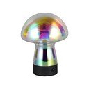 LED stolní lampa se skleněným stínidlem (výška 18 cm) Dooley – Reality
