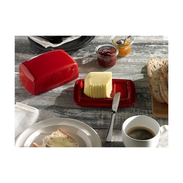 Červená keramická máslenka – Emile Henry-image-3