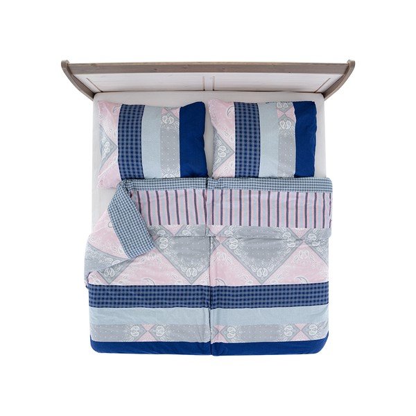 Modré krepové povlečení na jednolůžko 140x200 cm Top Class – B.E.S.-image-2