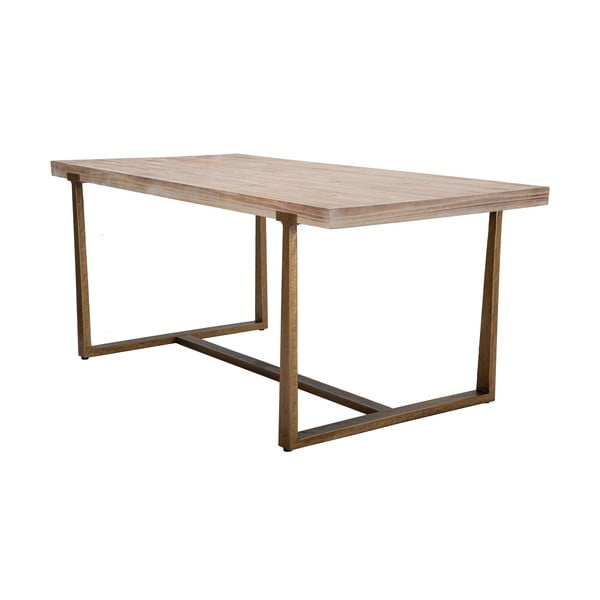 Jídelní stůl v přírodní barvě 180x90 cm Ankara – Mauro Ferretti-image-3