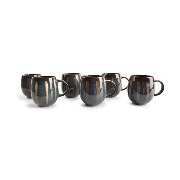 Modrý kameninový hrnek 430 ml Muggies – Salt&Pepper-image-3