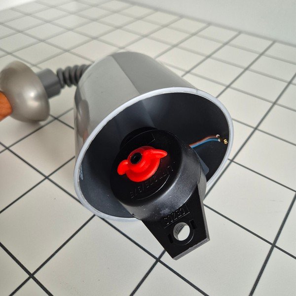 Závěsné svítidlo ve stříbrno-tmavě hnědé barvě se skleněným stínidlem ø 30 cm Ciara – LAMKUR-image-4