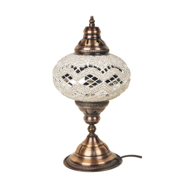 Skleněná ručně vyrobená lampa Dianthe, ⌀ 17 cm