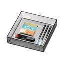 Matně černý koupelnový organizér na kosmetiku z recyklovaného plastu – iDesign