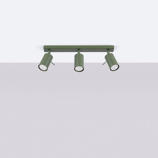 Zelené bodové svítidlo 6x45 cm Etna – Sollux-image-3