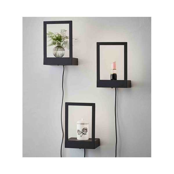Černé nástěnné LED svítidlo Markslöjd Pablo-image-1