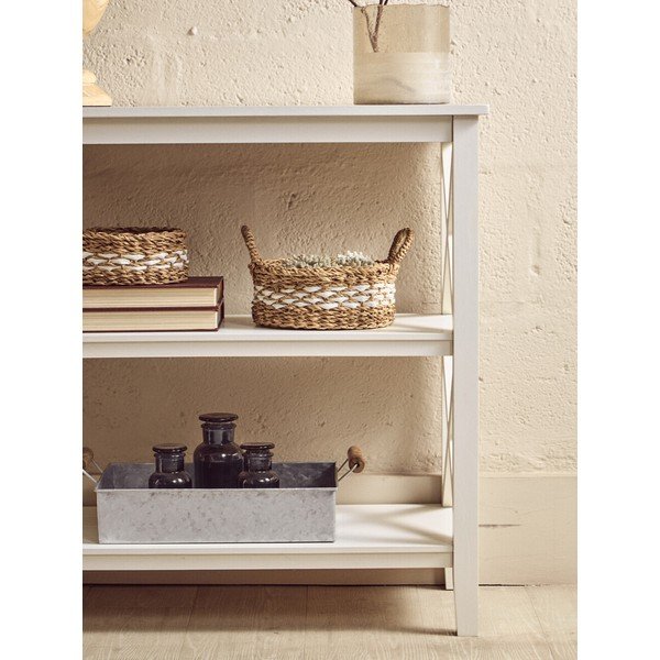 Bílý regál z borovicového dřeva 40x81x81 cm Heritage – Premier Housewares-image-1