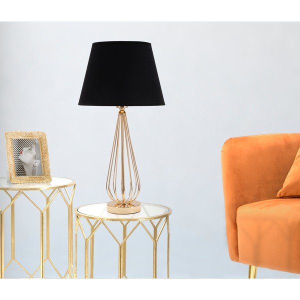 Černá stolní lampa Mauro Ferretti Ovy-image-1