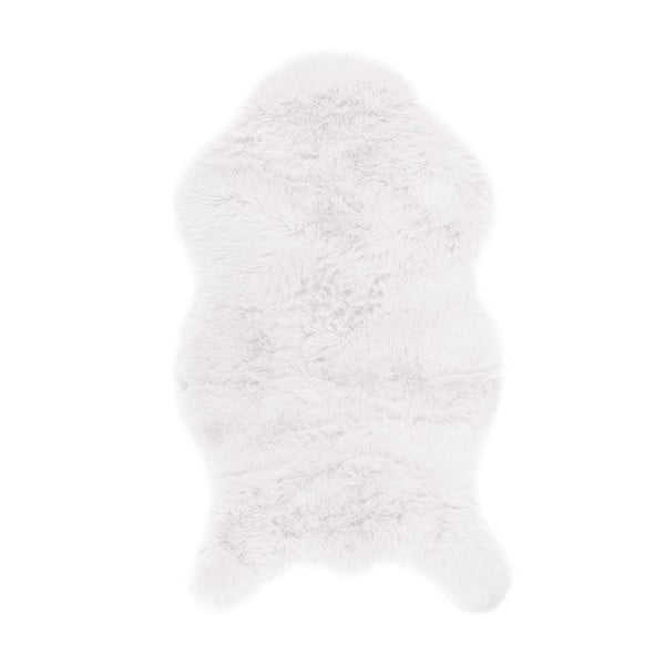 Bílá umělá kožešina Tiseco Home Studio Sheepskin, 80 x 150 cm