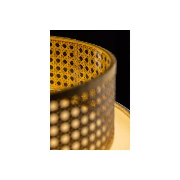 Závěsné svítidlo v přírodní barvě s ratanovo-textilním stínidlem Abra 2 – GTV-image-3