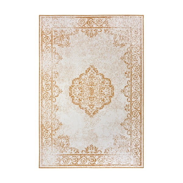Okrově žluto-bílý venkovní koberec 120x170 cm Cebu – NORTHRUGS
