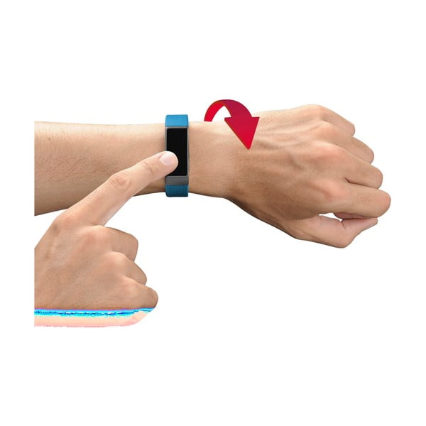 Modro-černý bluetooth fitness náramek s dotykovým displejem CellularLine EASYFIT TOUCH-image-2