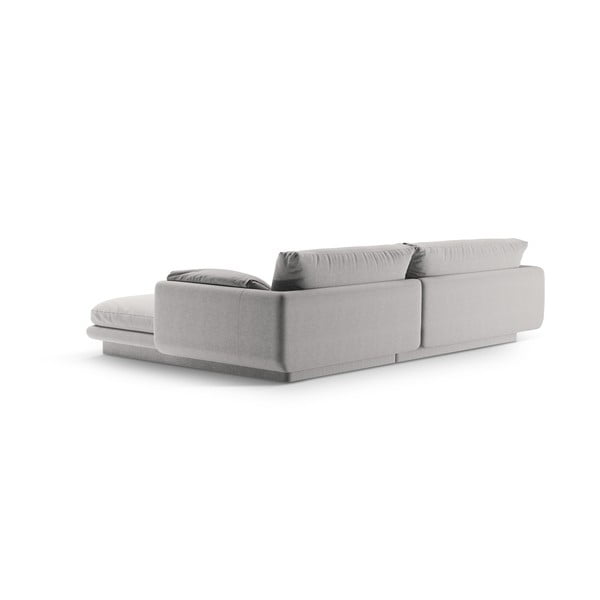 Světle šedá rohová pohovka (levý roh) Torino – Micadoni Home-image-3