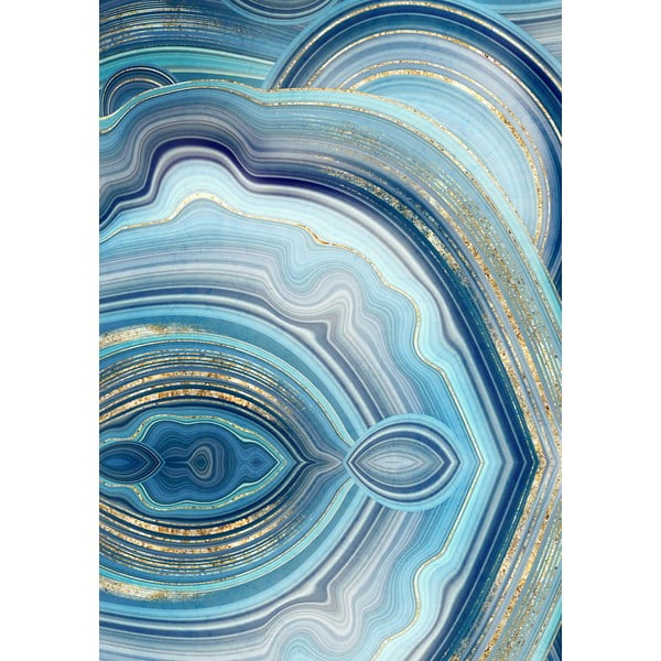 Modré koupelnové předložky v sadě 2 ks 60x100 cm – Foutastic-image-2