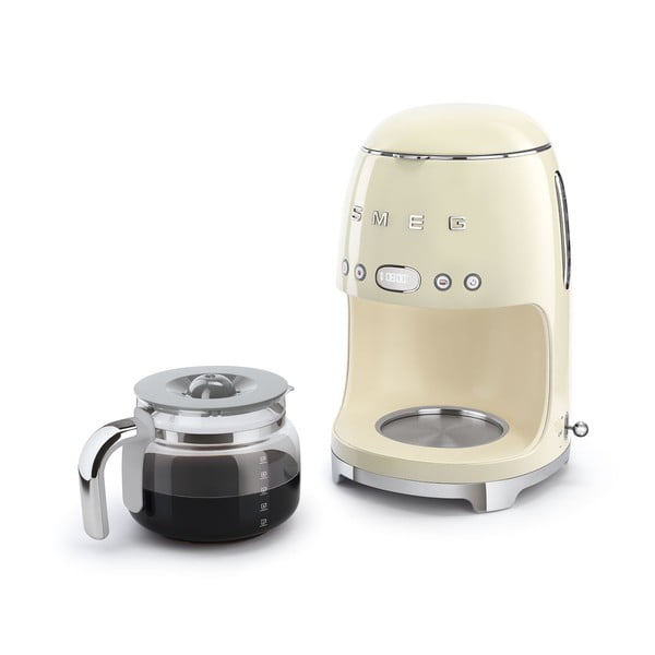 Krémově bílý kávovar na filtrovanou kávu SMEG-image-2