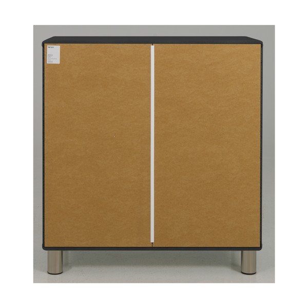 Černá vysoká komoda 86x92 cm Malibu - Tenzo-image-1
