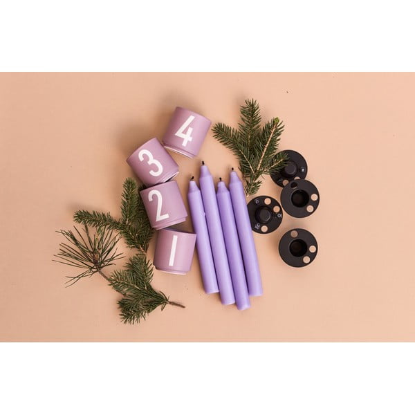 Porcelánové svícny v sadě 4 ks Mini - Design Letters-image-2