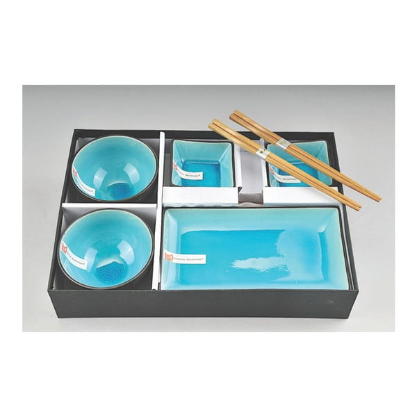 8-dílný porcelánový set na servírování sushi Tokyo Design Studio