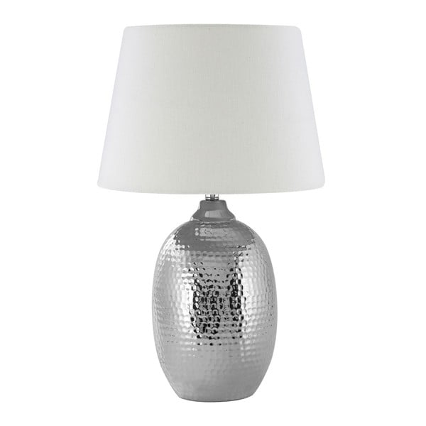 Stolní lampa se základnou stříbrné barvy Premier Housewares Jane