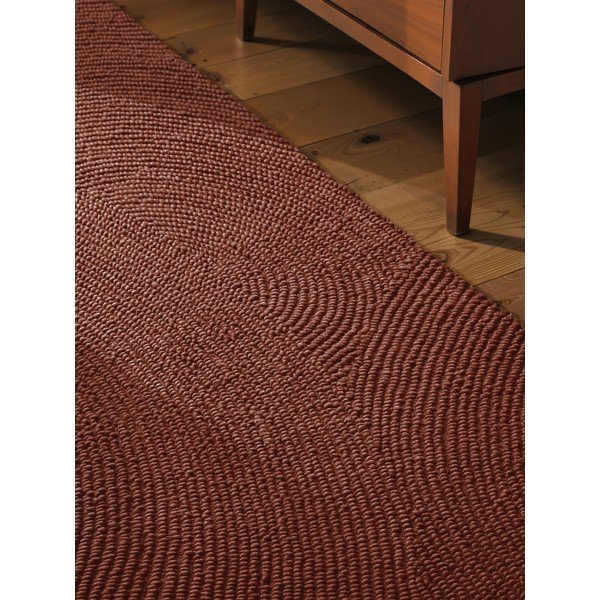 Ručně tkaný vlněný běhoun v cihlové barvě 80x200 cm Calmio – Hanse Home-image-1