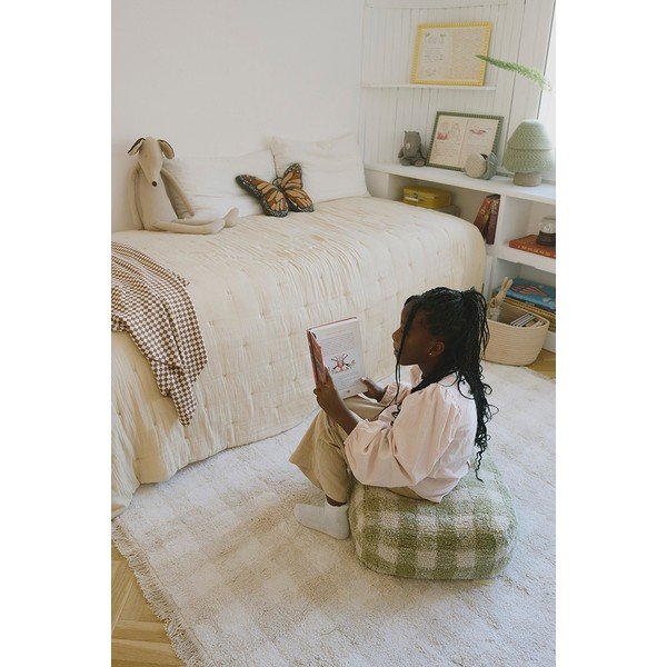 Zelený dětský sedací vak Vichy – Lorena Canals-image-1