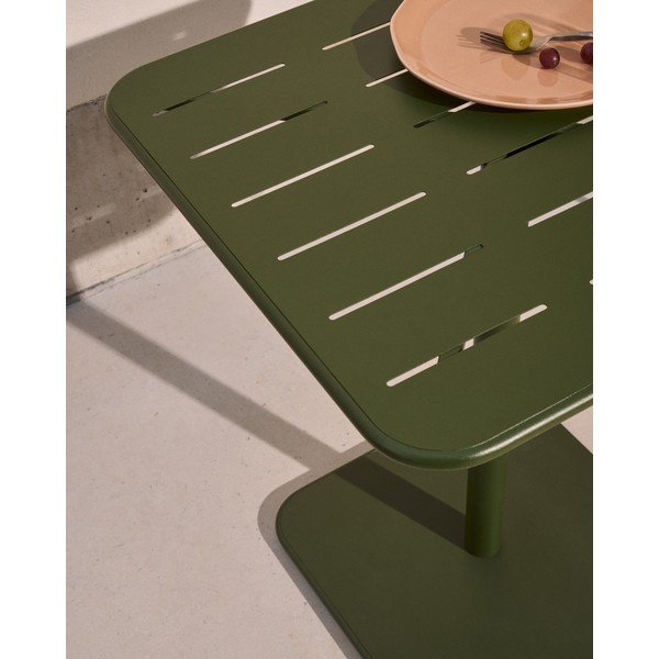 Ocelový zahradní jídelní stůl 70x70 cm Brai – Kave Home-image-3