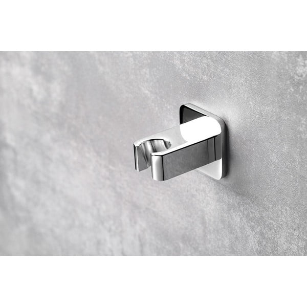 Mosazný držák na sprchovou hlavici v leskle stříbrné barvě Jumper – Sapho-image-2