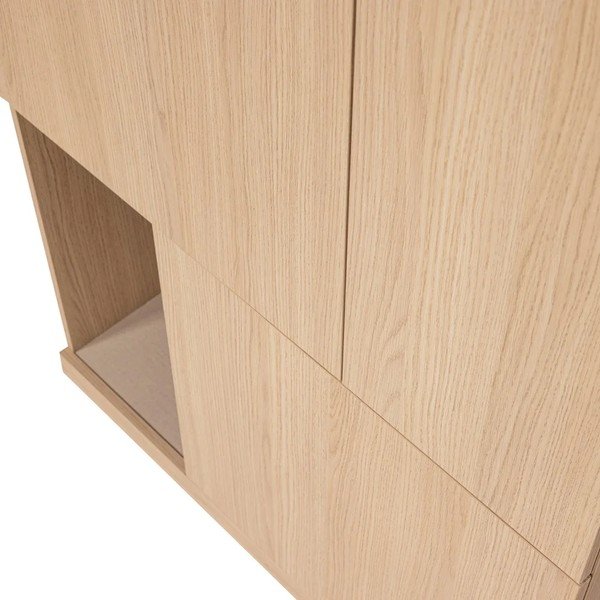 Modulární skříň v přírodní barvě 80x215 cm Build – WOOOD-image-4