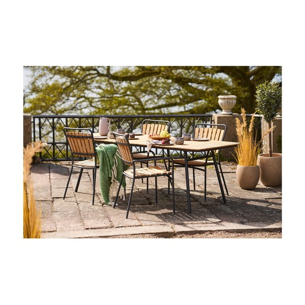 Zelená deka s příměsí vlny 130x170 cm Carmel – House Nordic-image-3