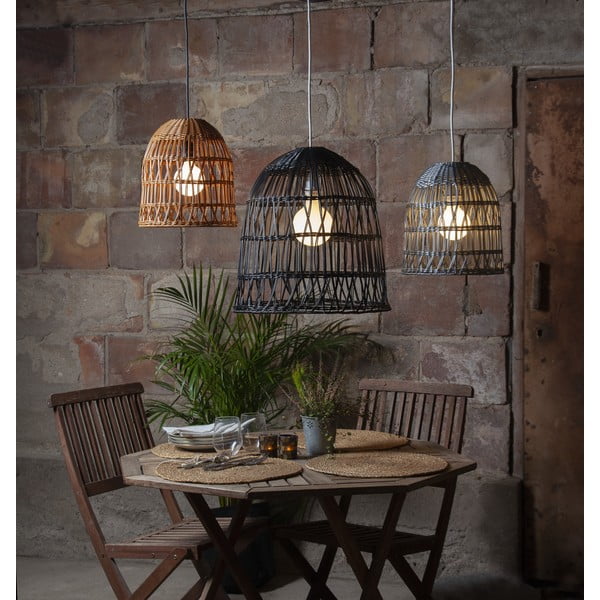 Černé stínidlo ø 48 cm Knute – Star Trading-image-4