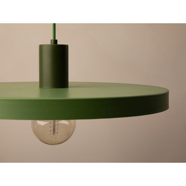 Zelené kovové závěsné svítidlo ø 40 cm Ori – Micadoni -image-2