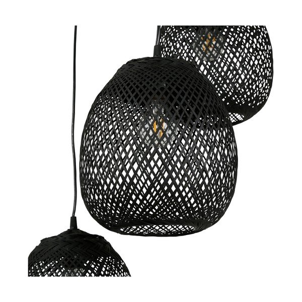 Černé závěsné svítidlo 40x40 cm Elme – Côté Table-image-4
