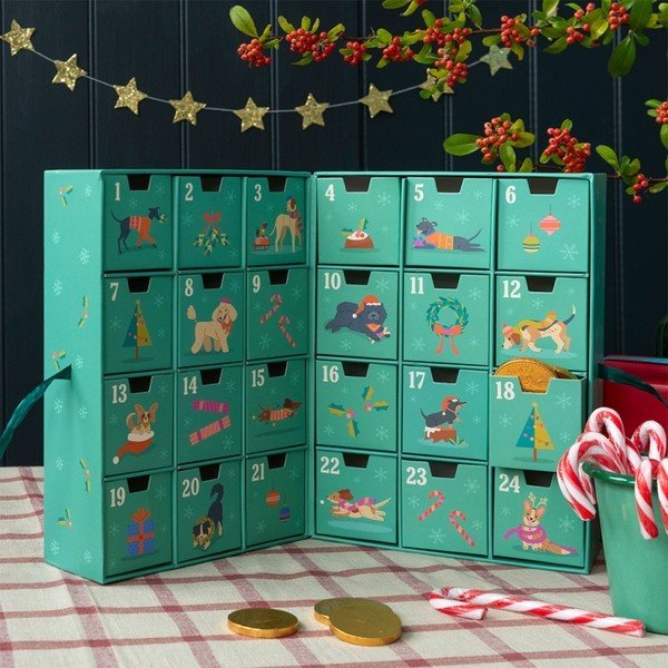 Adventní kalendář 37,5 cm Festive Friends – Rex London-image-1