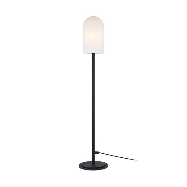 Černo-bílá stojací lampa (výška 128 cm) Afternoon – Markslöjd