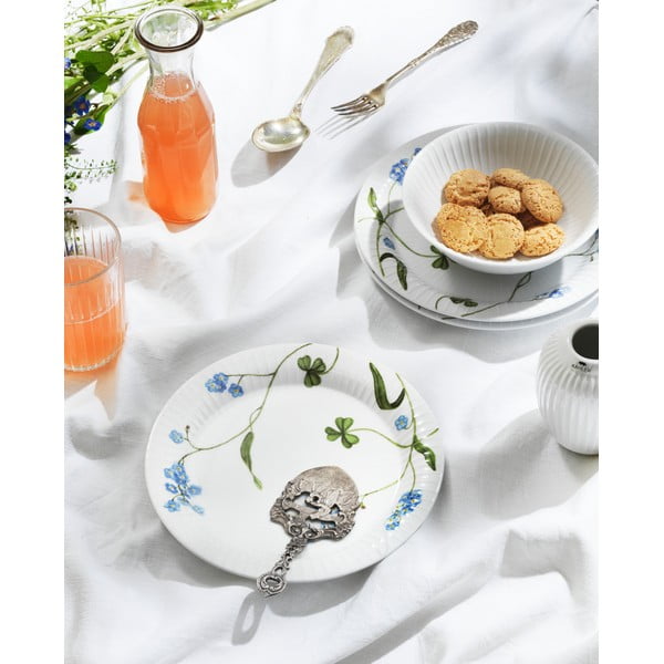 Bílý dezertní  porcelánový talíř ø 22 cm Hammershøi Summer – Kähler Design-image-1