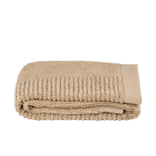 Béžový froté bavlněný ručník 50x100 cm Classic – Zone