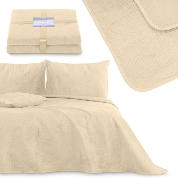 Béžový přehoz 170x210 cm Palsha – Restilo-image-3