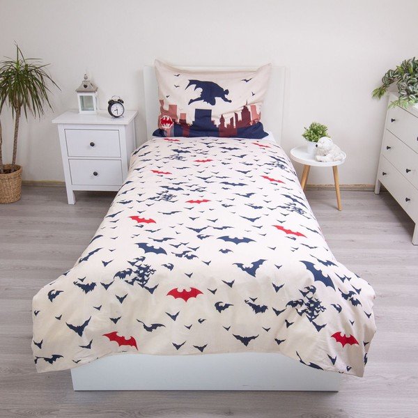 Bavlněné dětské povlečení na jednolůžko 140x200 cm Batman "Gotham's Knight" – Jerry Fabrics-image-2
