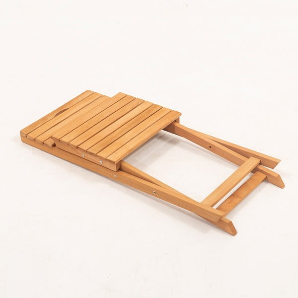 Zahradní jídelní set z bukového dřeva v přírodní barvě pro 2 – Floriane Garden-image-4