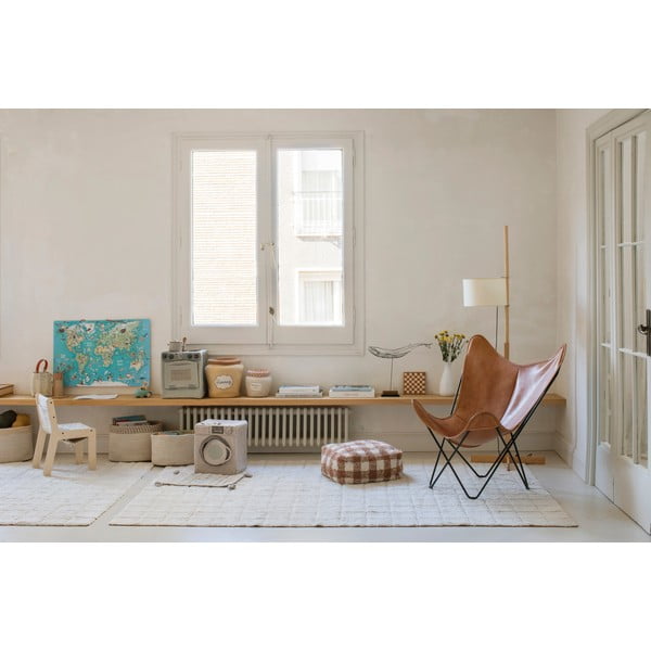 Krémový pratelný ručně tkaný bavlněný koberec 170x240 cm Mosaic – Lorena Canals-image-4